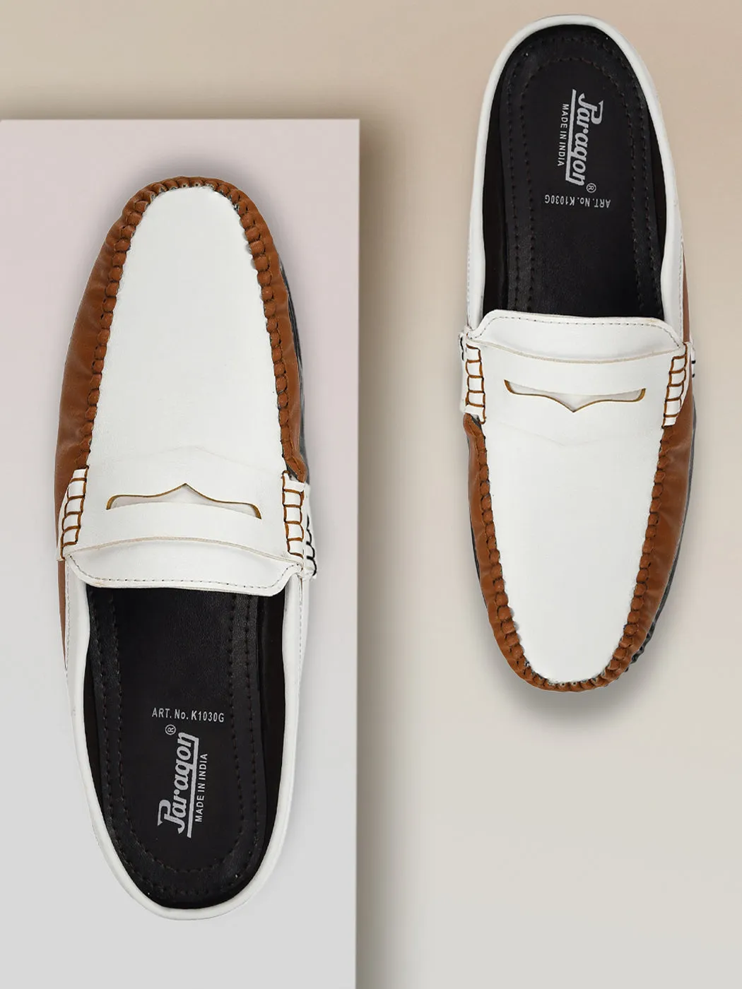 Top 10 Casual Shoes Brands In World Paragon K1030G Men Mules with Sturdy & Fashionable Construction and Comfortable Sole for All-Day Comfort