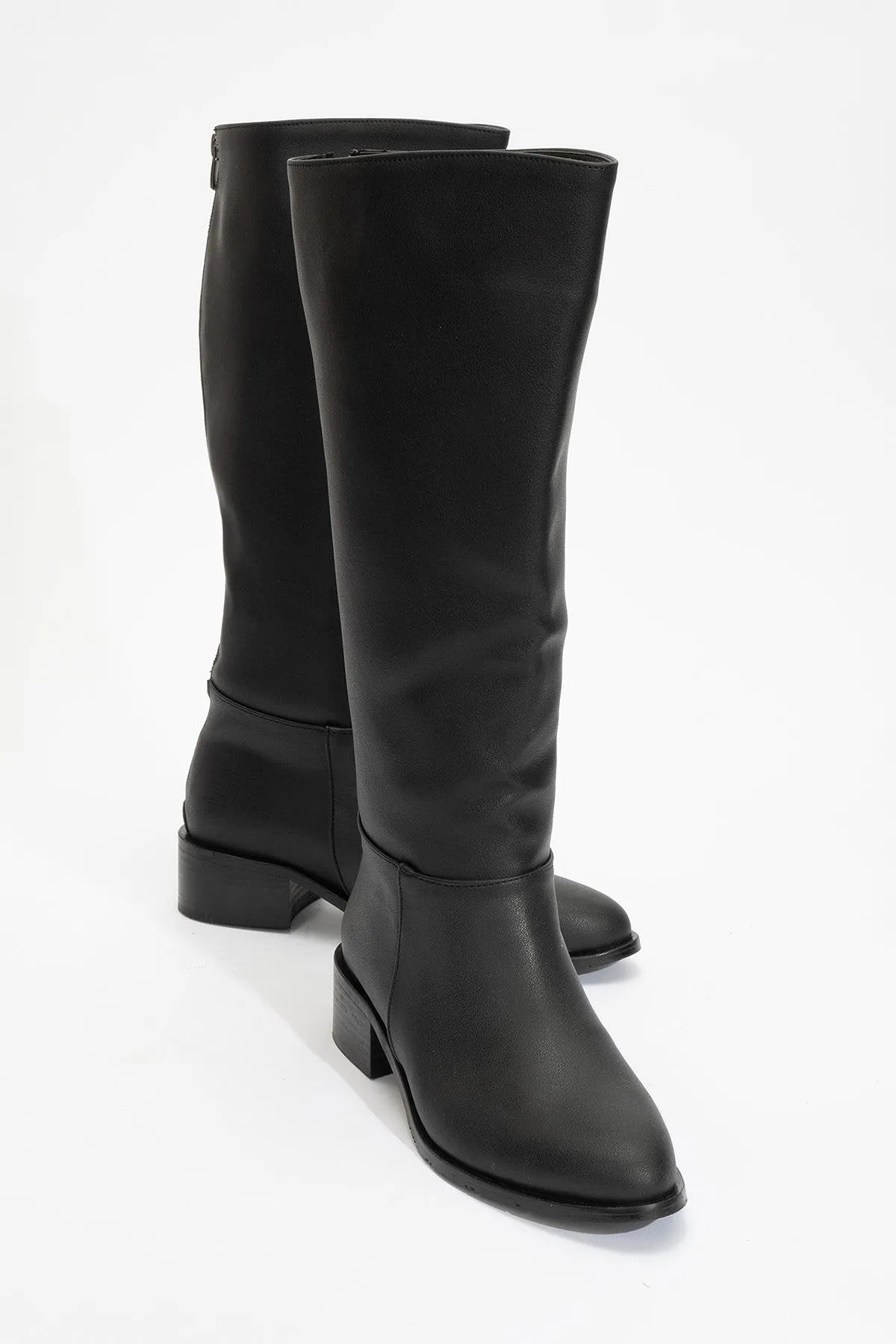 9 Inch High Heels Svetlo Back Zip Knee High Boot (Women)
