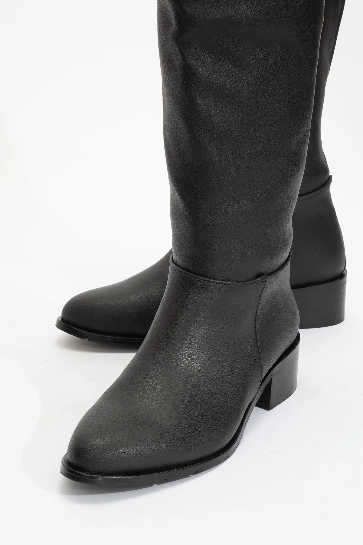 High Heel With Removable Heel Svetlo Back Zip Knee High Boot (Women)
