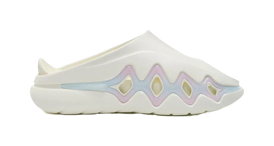 Means Slippers Rigorer Shark 3 Slides - White Pink Blue Slide Slippers for Unisex