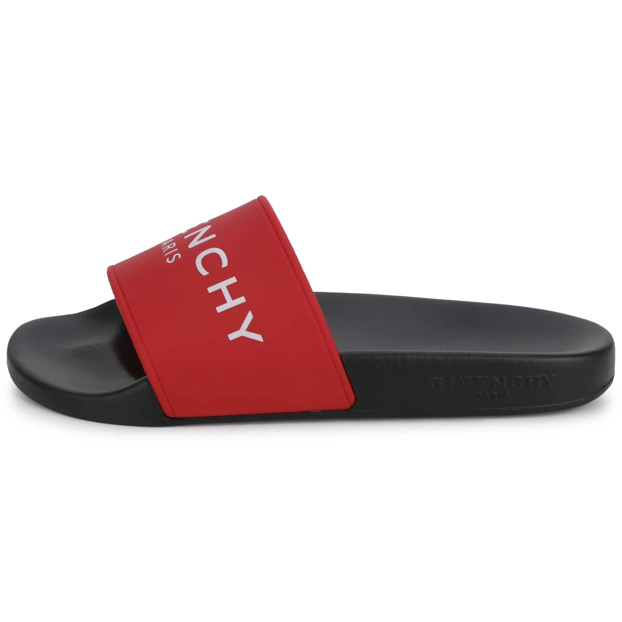 Red & Black Logo Slides Best Casual Lifting Shoes