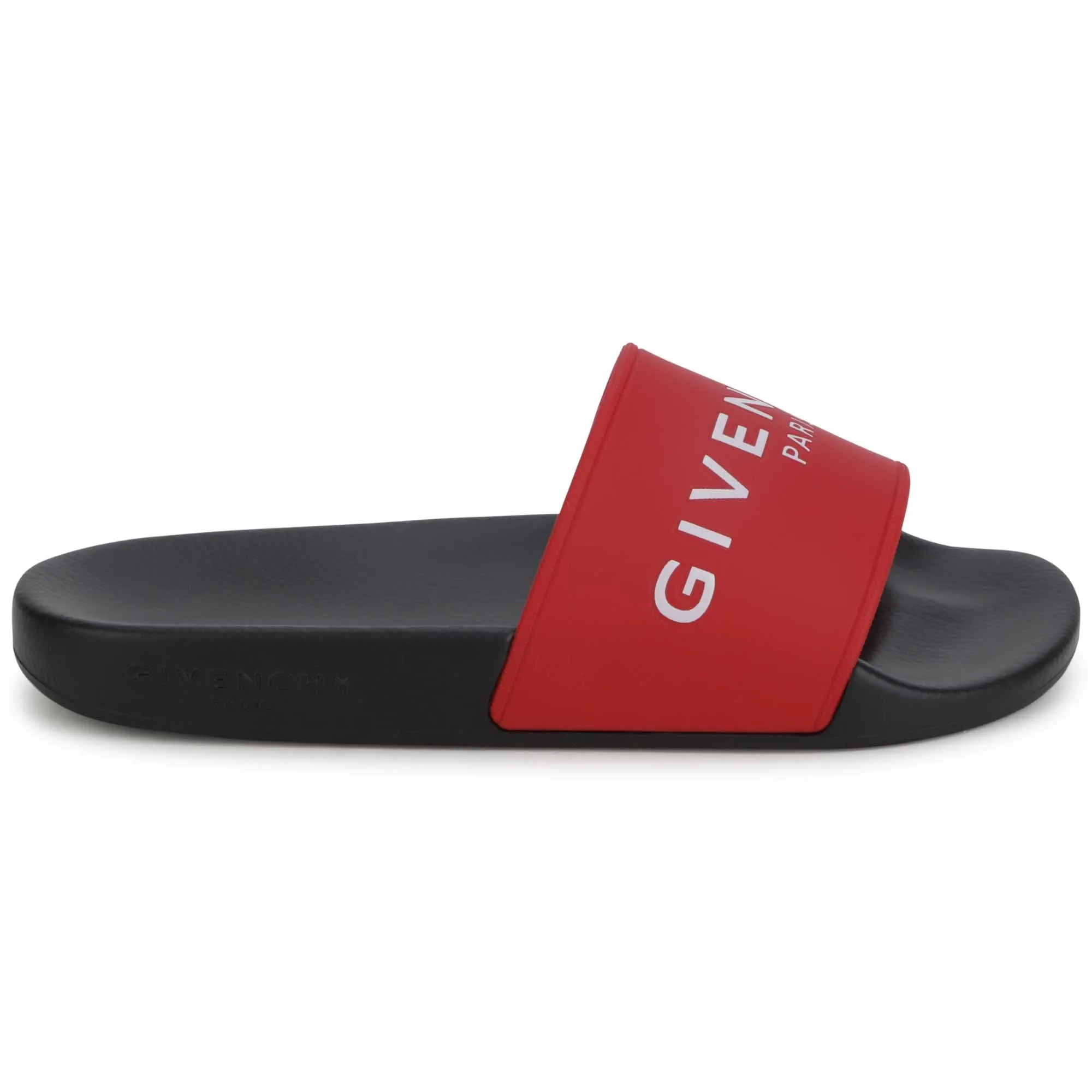 Red & Black Logo Slides Casual Shoes Size 11