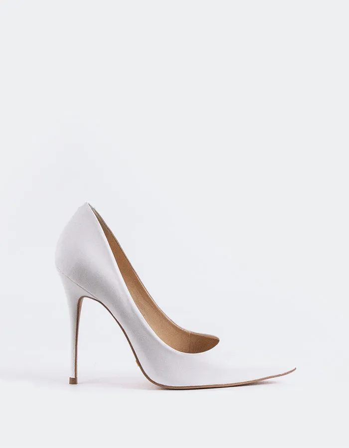 Zelensky Dance Heels Teeva White Leather