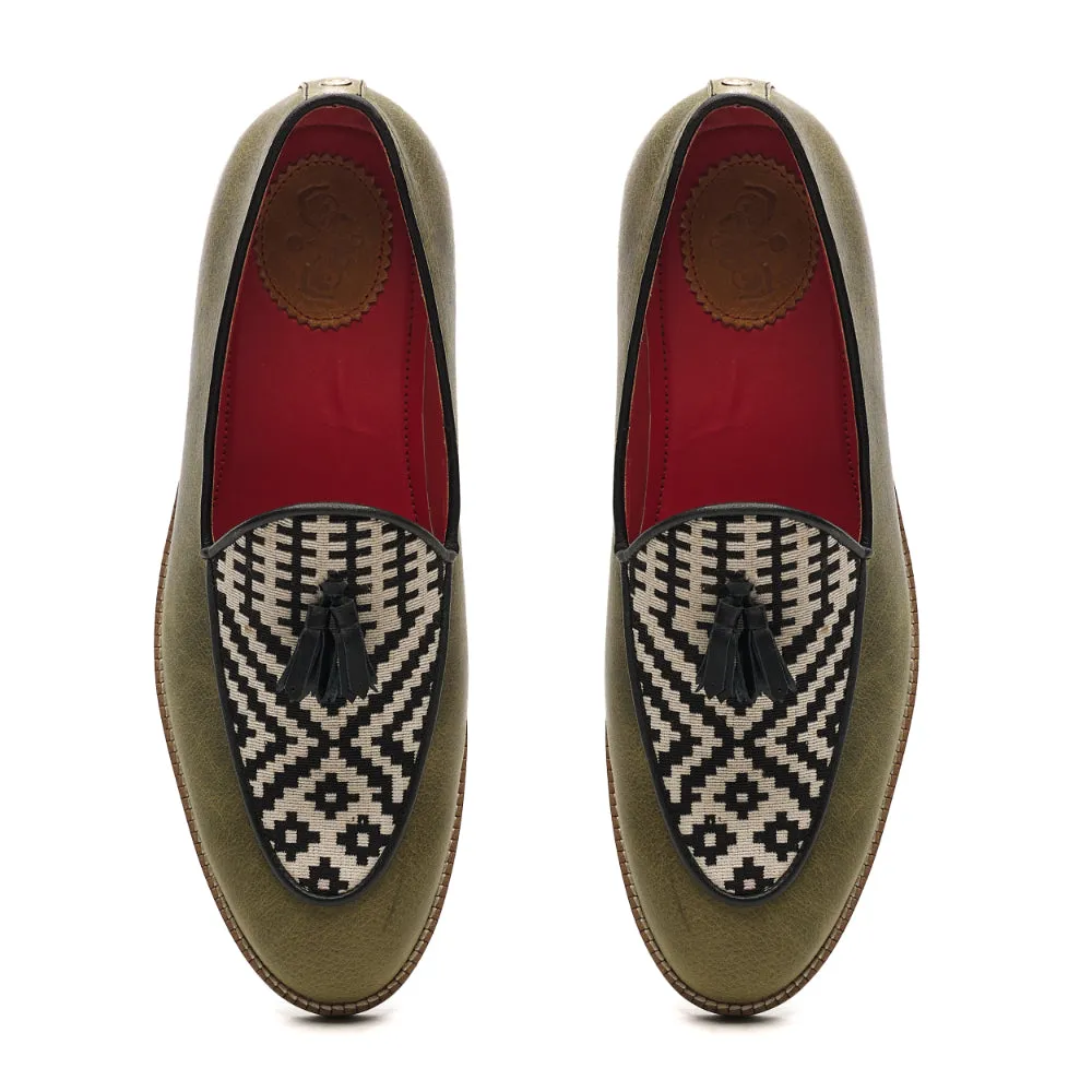 Texo Loafers Men  Olive Paige Loafers