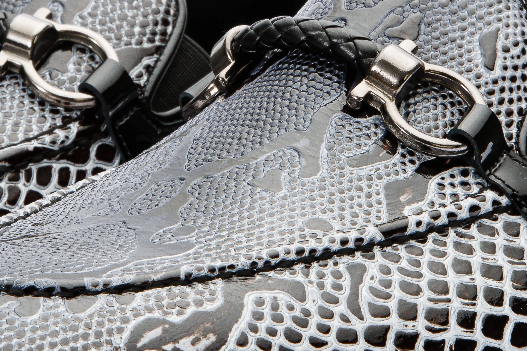 Ak Sport Dress Shoes The Milano Black/White Shoe Bit Loafer Men  shoe