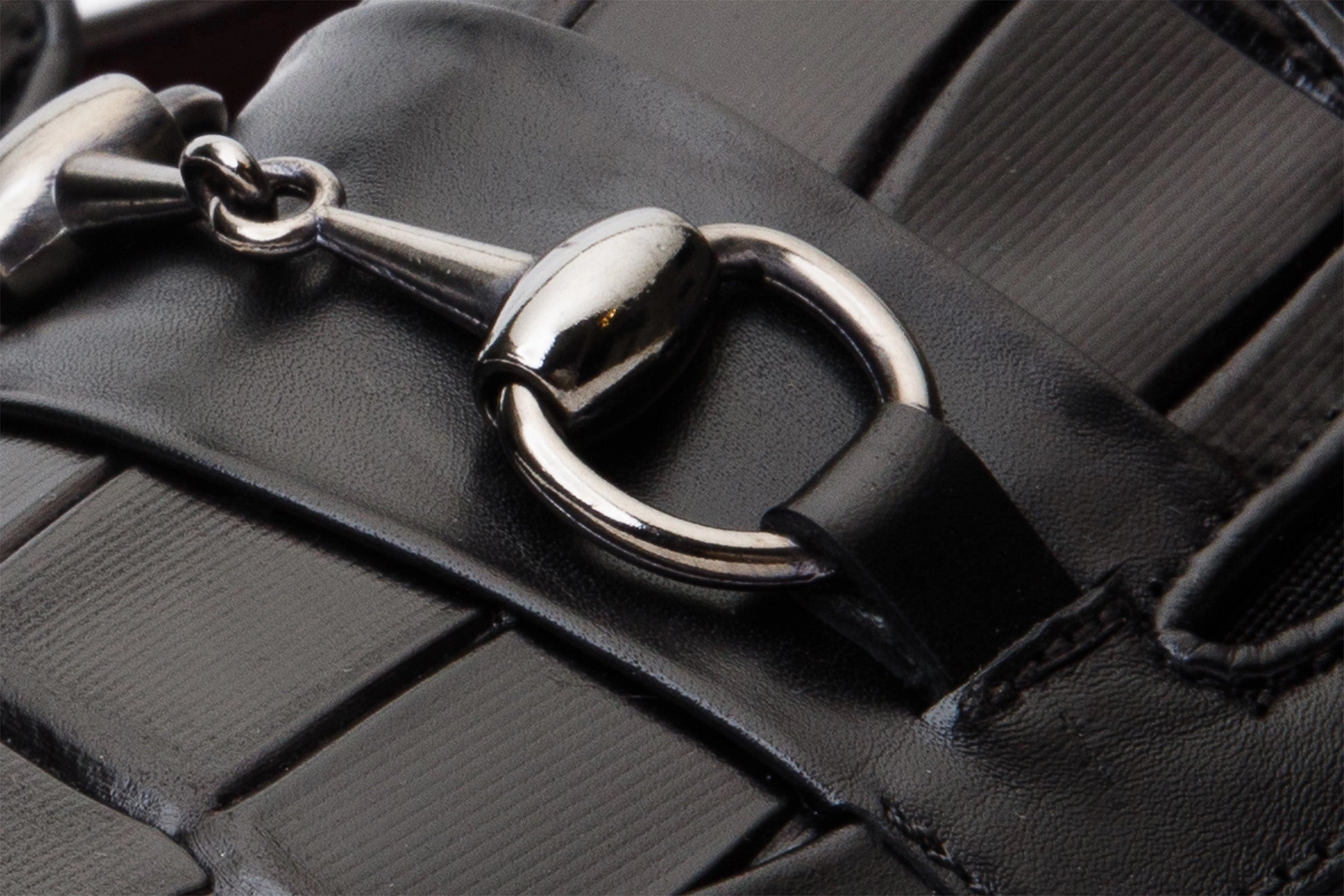 Outfits With Dress Shoes The Pusan Black Leather Bit Loafer Men Shoe Final Sale!