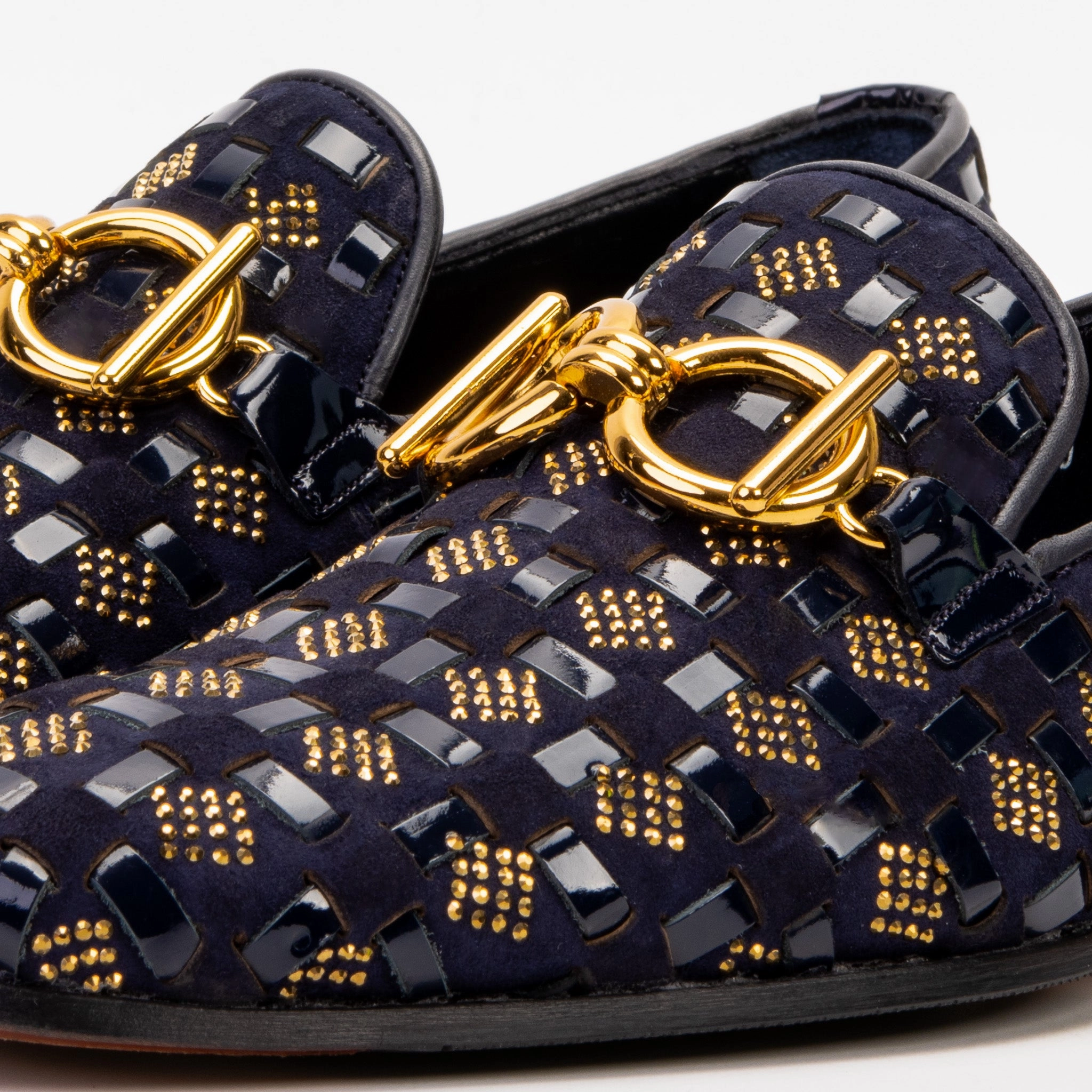 The Vicino Shoe Navy Blue Bit Dress Loafer Men Shoe Dress Shoes For Feet