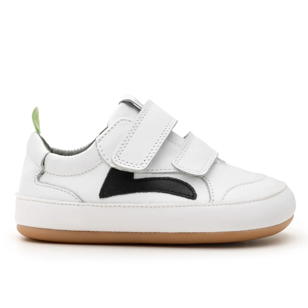 Tip Toey Joey Boy's And Girl's Landy Sneakers - White / Black Best Sneakers For Heavy Guys