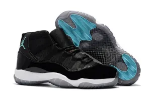 Nike Air Jordan 11 Retro Black White Gamma Blue Basketball Men Steel Toe Basketball Shoes