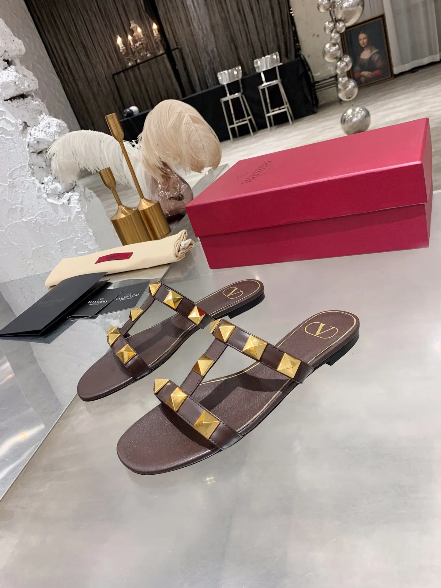 SE515  Size 5-11 Flat Sandals Dressy