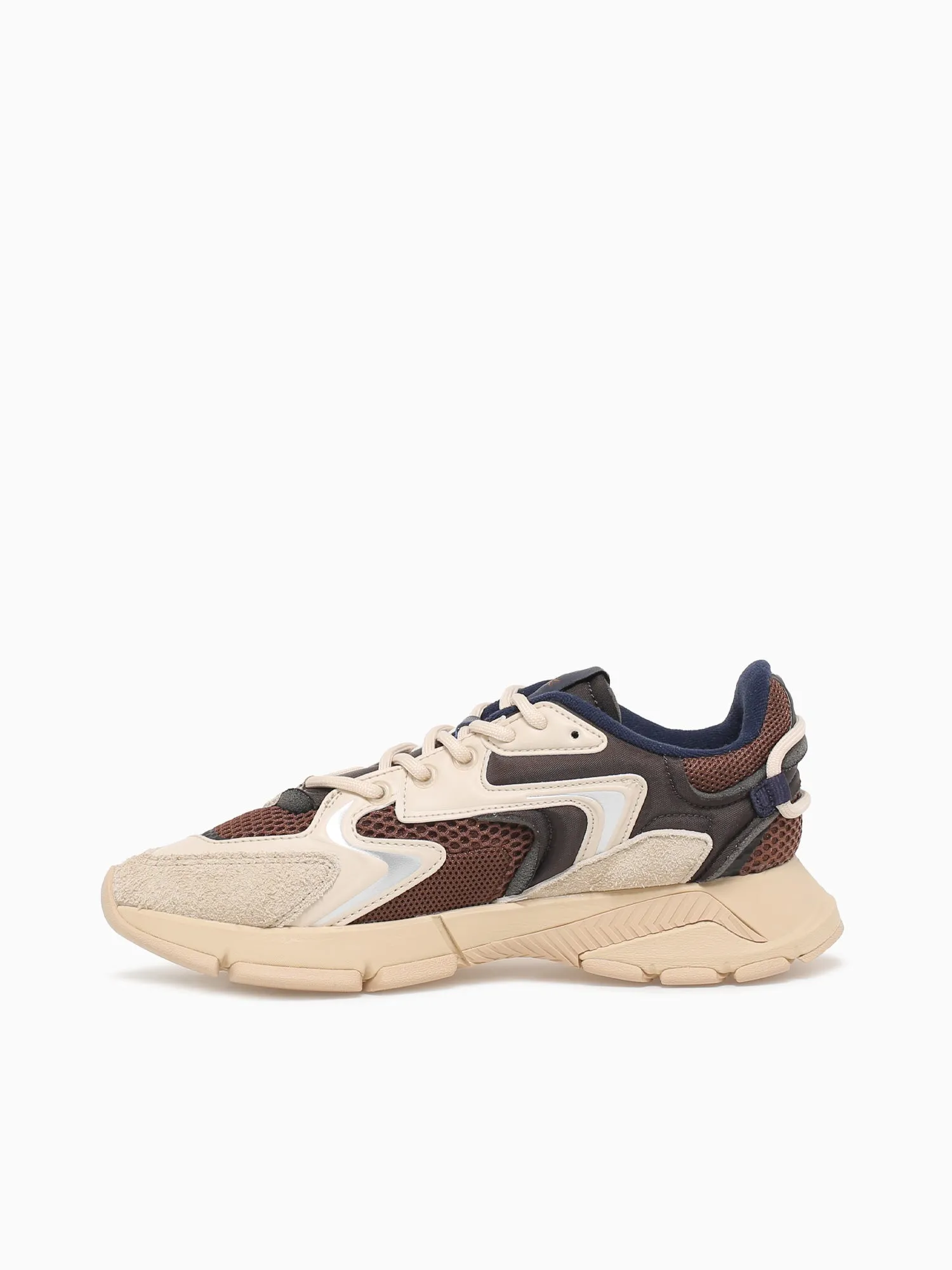 Gold Flat Formal Shoes L003 Neo Brw Lt brw textile