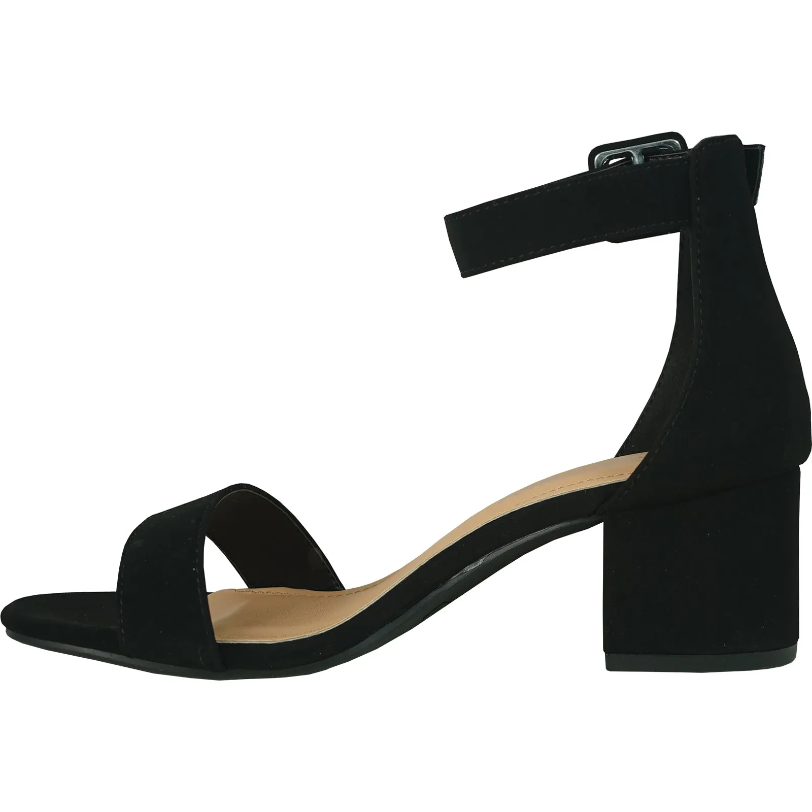 Cushion Air Sandals VANGELO Women Sandal DARCIE-23 Heel Party Prom & Wedding Sandal Black