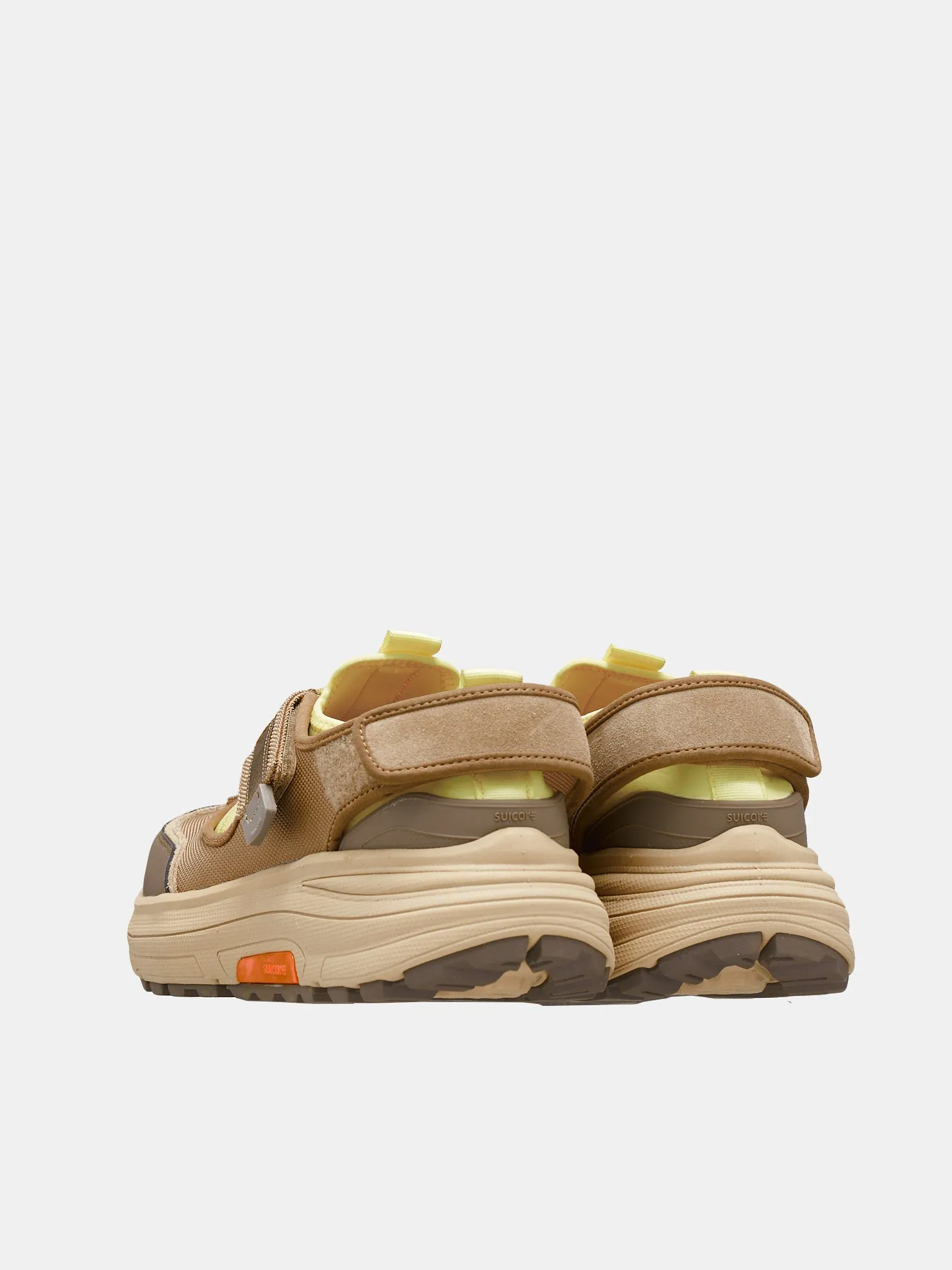 Tred Sneakers (OG-349-BEIGE-YELLOW) Best Walking Sneakers