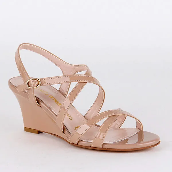 *ESSIS - black patent, 6cm size UK 2.5 Brikenstock Sandals