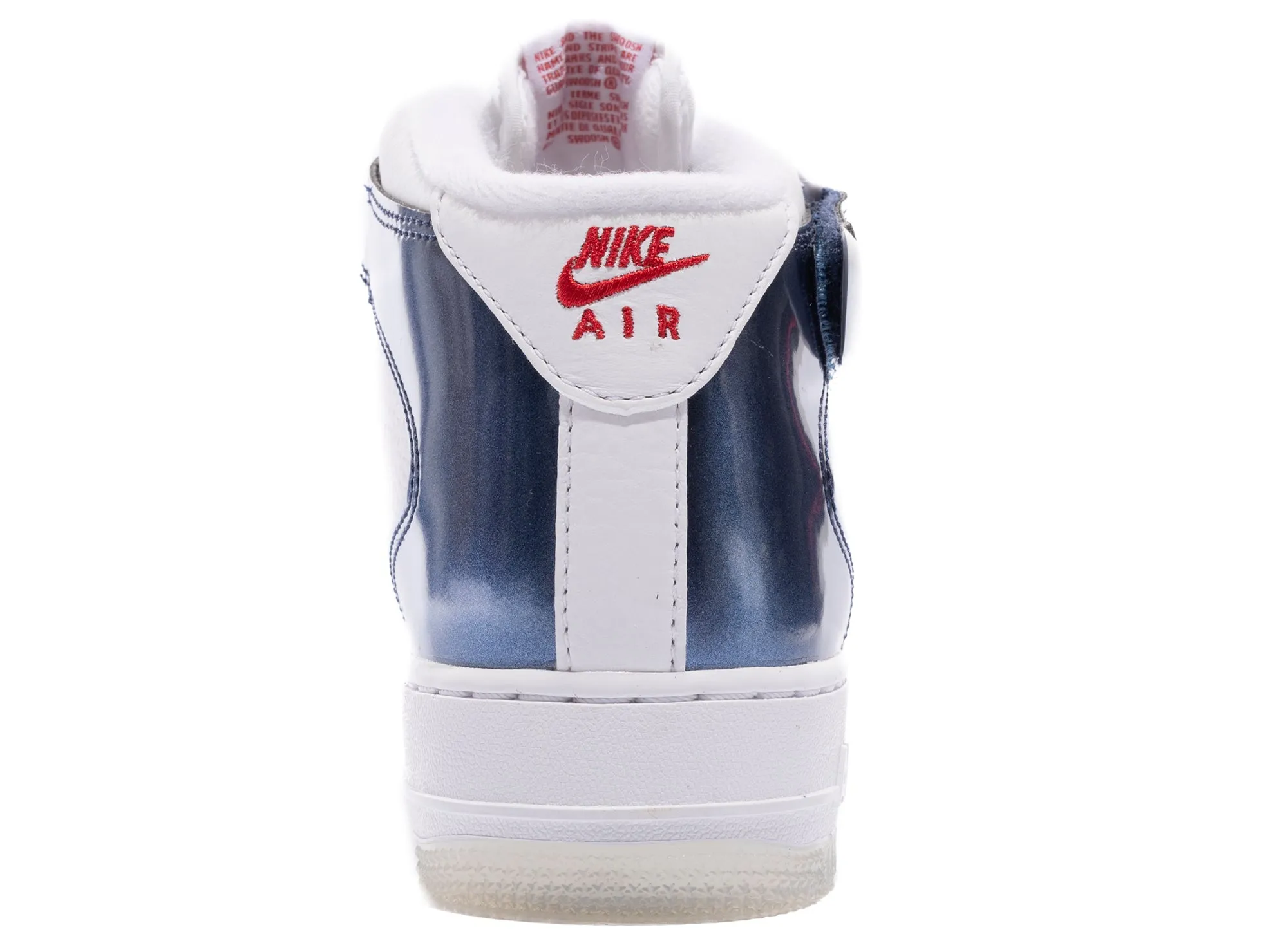 Nike Grade School A'one Basketball Shoes Nike Air Force 1 Mid QS 'Independence Day'