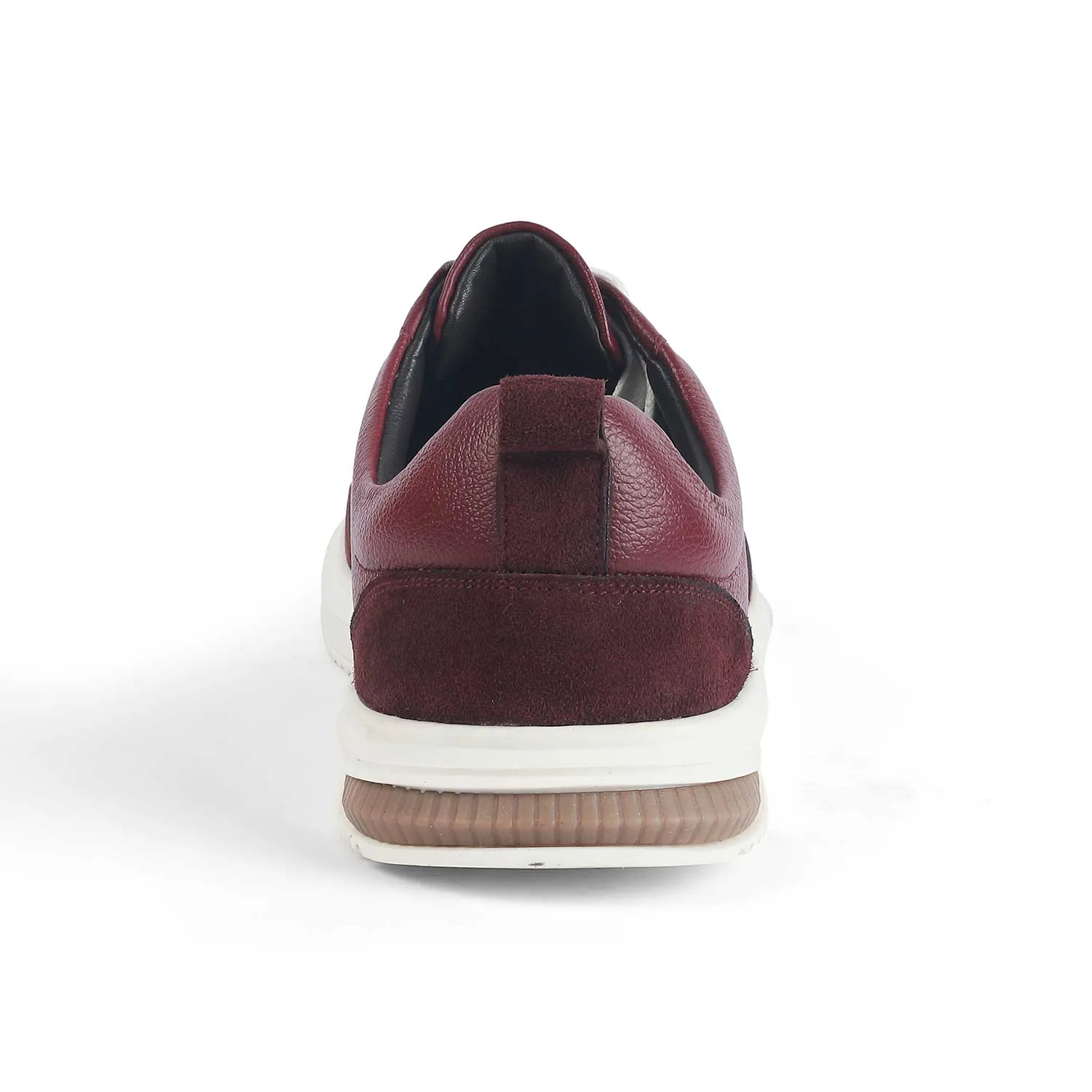 Tresmode Vorsa Red Men's Suede Leather Sneakers Sneakers Superstar