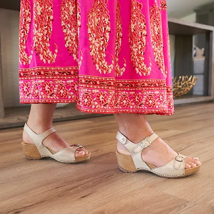 Tricia Sandal Flat Shoes For Long Dresses
