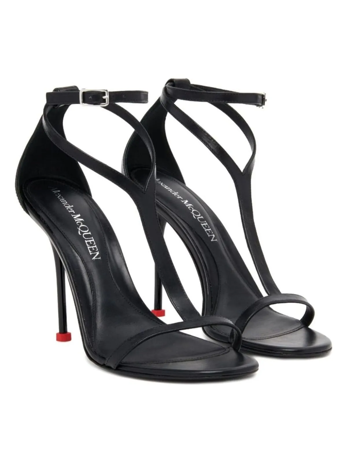 Sandals For Business Casual LEATHER HEEL SANDALS