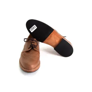 Water Resistant Winter Boots MS0563 - Brogue Legacy Shoes Brown  SAMPLE