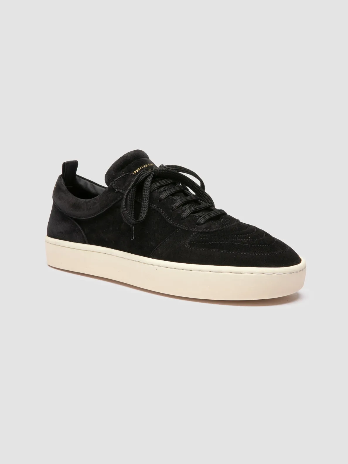 Sneakers For Standing All Day KRAB 001 - Black Suede Low-Top Sneakers