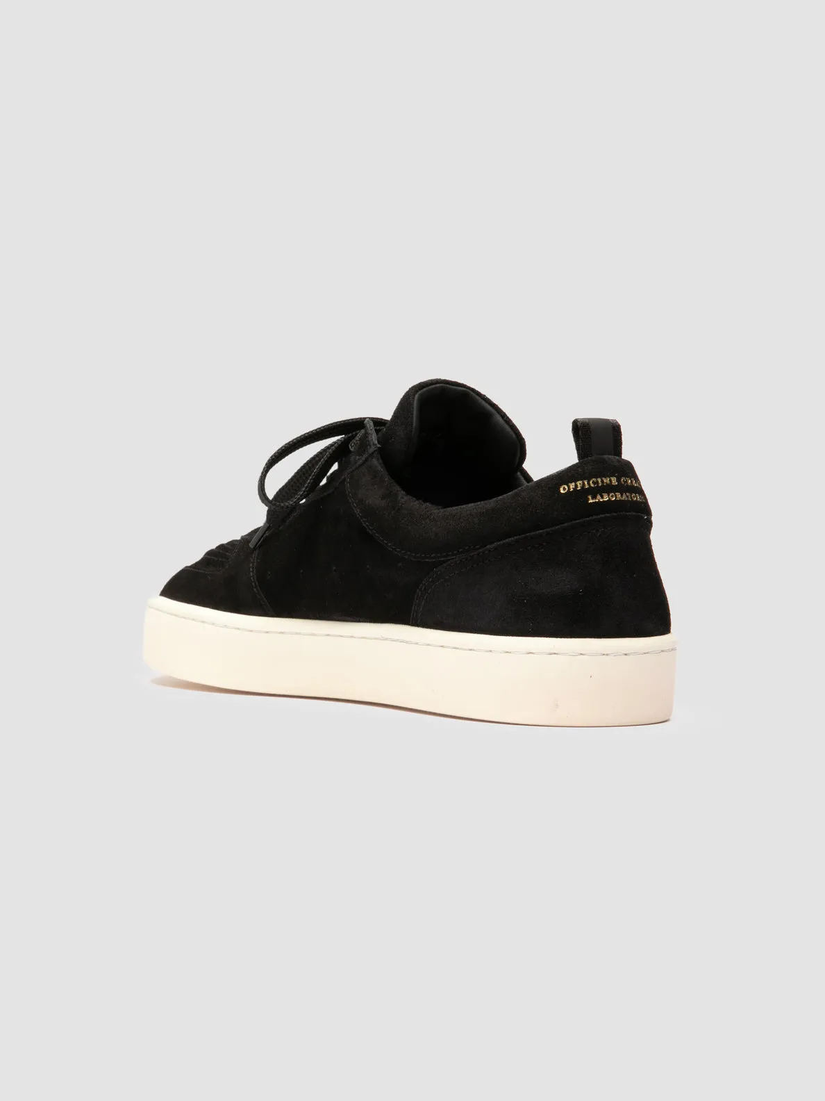 High Top Basketball Sneakers KRAB 001 - Black Suede Low-Top Sneakers
