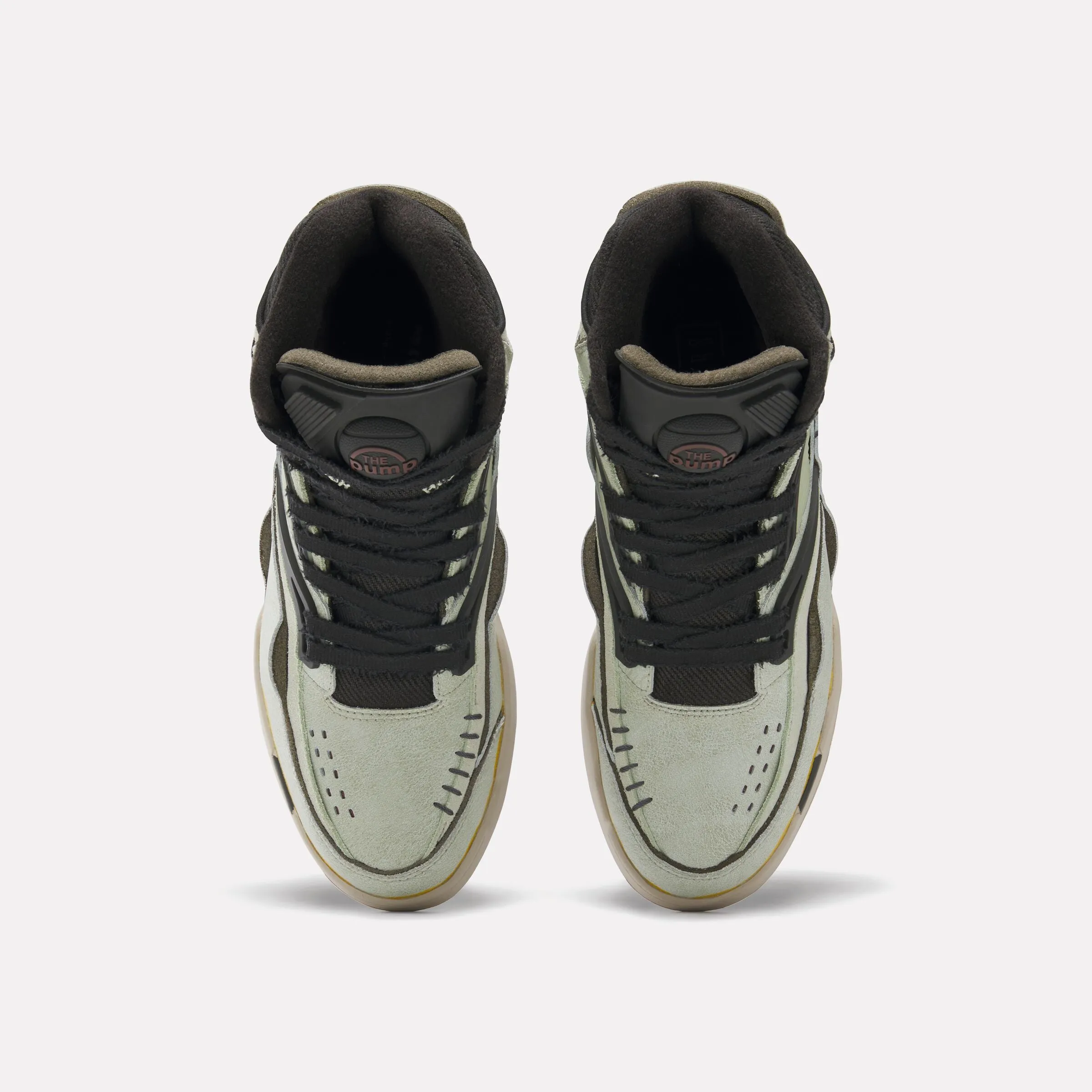 Reebok X Universal Monsters Pump Tz Green/Black/Grey Jackie Moon Basketball Shoes