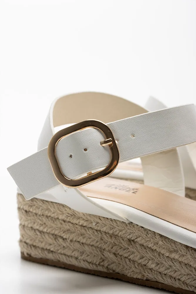 Plaited Heel Sandal White Dirty Laundry Sandals