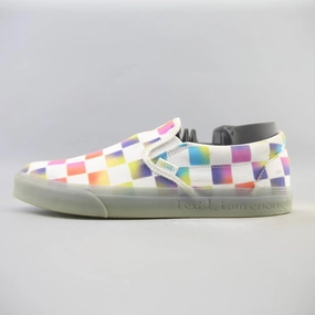 Basketball Shoes 2013 VANS CLASSIC FLORAL CHECKERBOARD