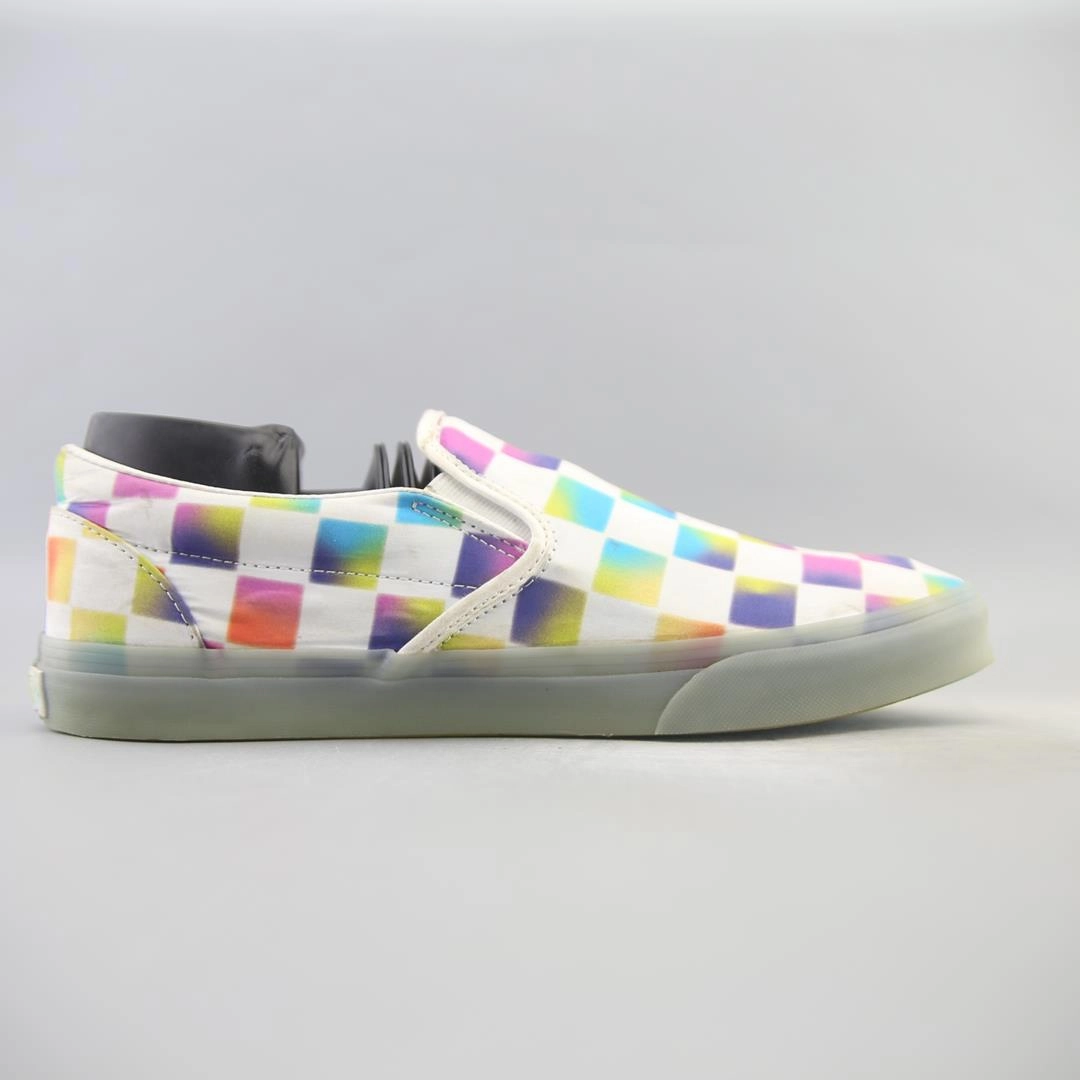 Flame Basketball Shoes VANS CLASSIC FLORAL CHECKERBOARD