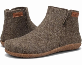 Brown Wide Calf Boots Taos Unisex Good Wool Slipper Boot - Brown/Olive