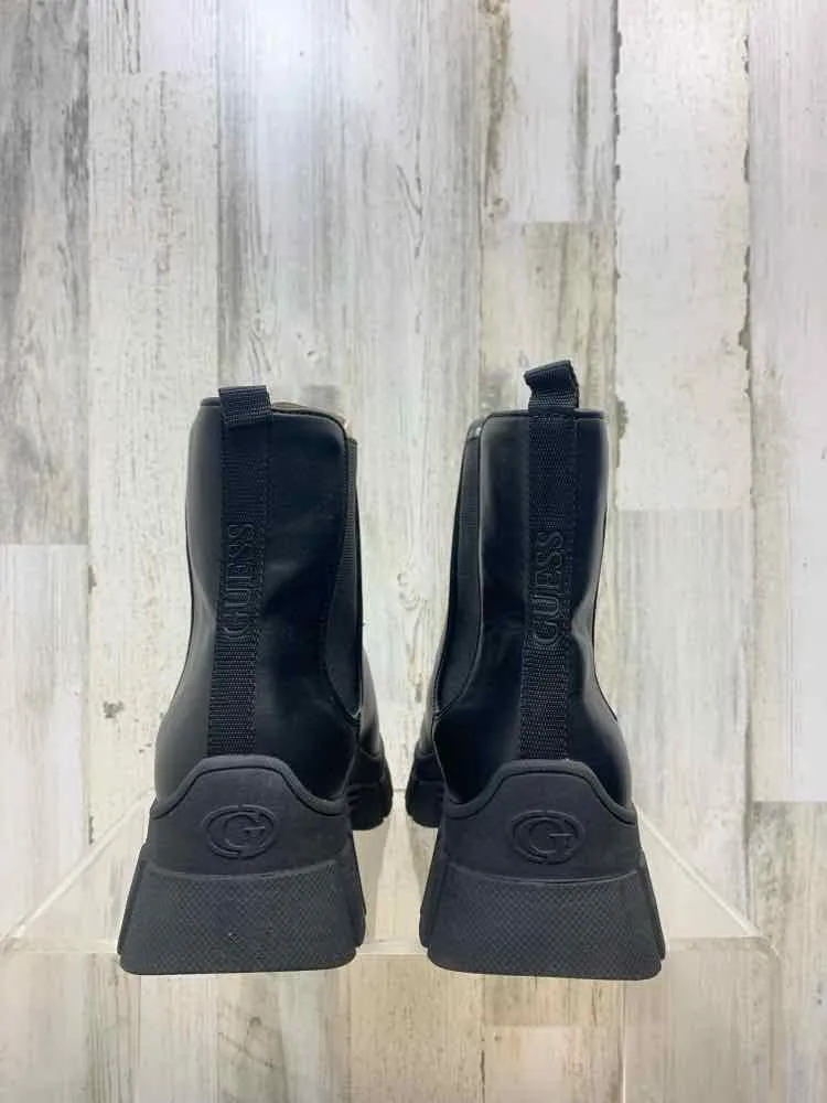 NWT GUESS SHOES Shoe Size 11 Black Shoes/MID BOOTS ELASTIC SIDES Eddie Bauer Boots