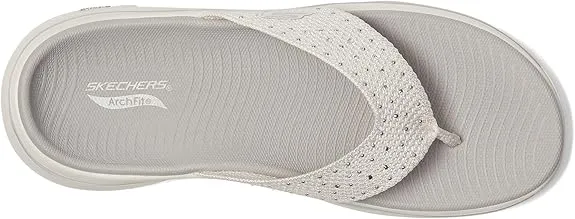 Size 4 Youth Basketball Shoes Skechers Women's Arch Fit 2.0 3-pt Rhinestone Sandal Flip-Flop