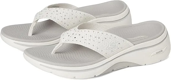 Skechers Women's Arch Fit 2.0 3-pt Rhinestone Sandal Flip-Flop Gt Cut Academy Basketball Shoes