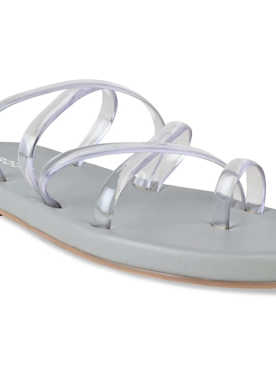 Boa Flat Pedal Shoes Rocia By Regal White Women Strappy Flats