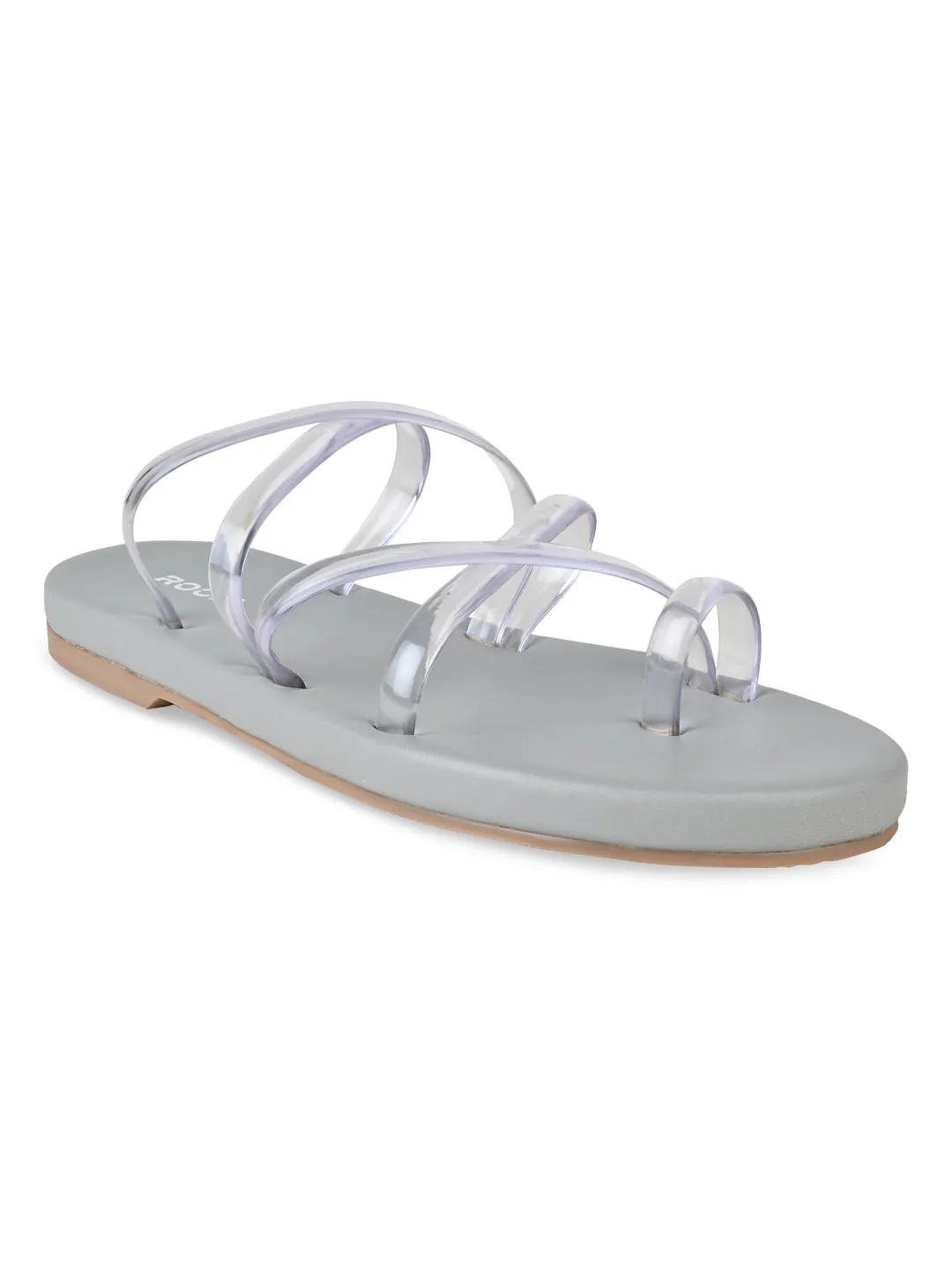 Rocia By Regal White Women Strappy Flats Best Lifestyle Shoes For Flat Feet
