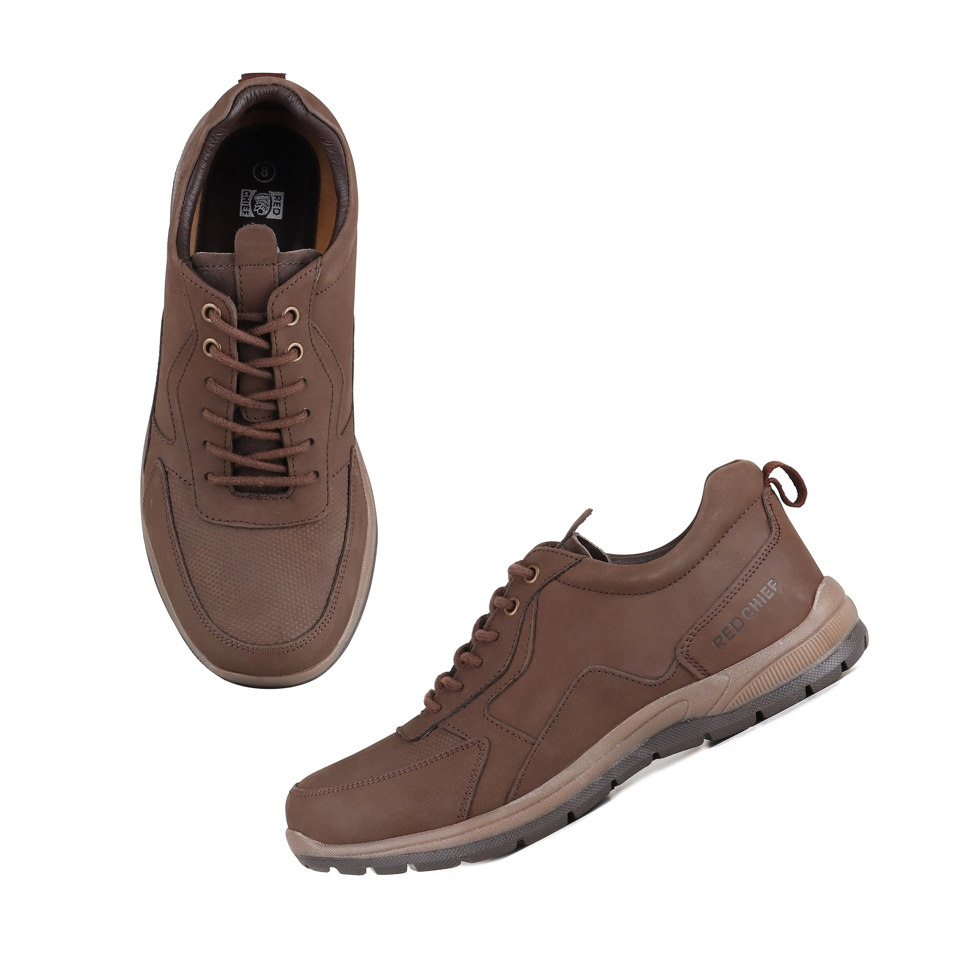 Shoes For Standing All Day Flat Feet Red Chief Brown Casual Shoes for Men RC3898 003