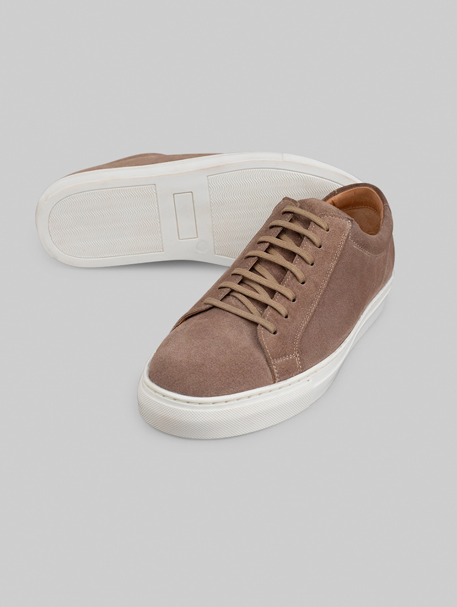 Colored Basketball Shoes Rawls Men Brown Suede Sneakers
