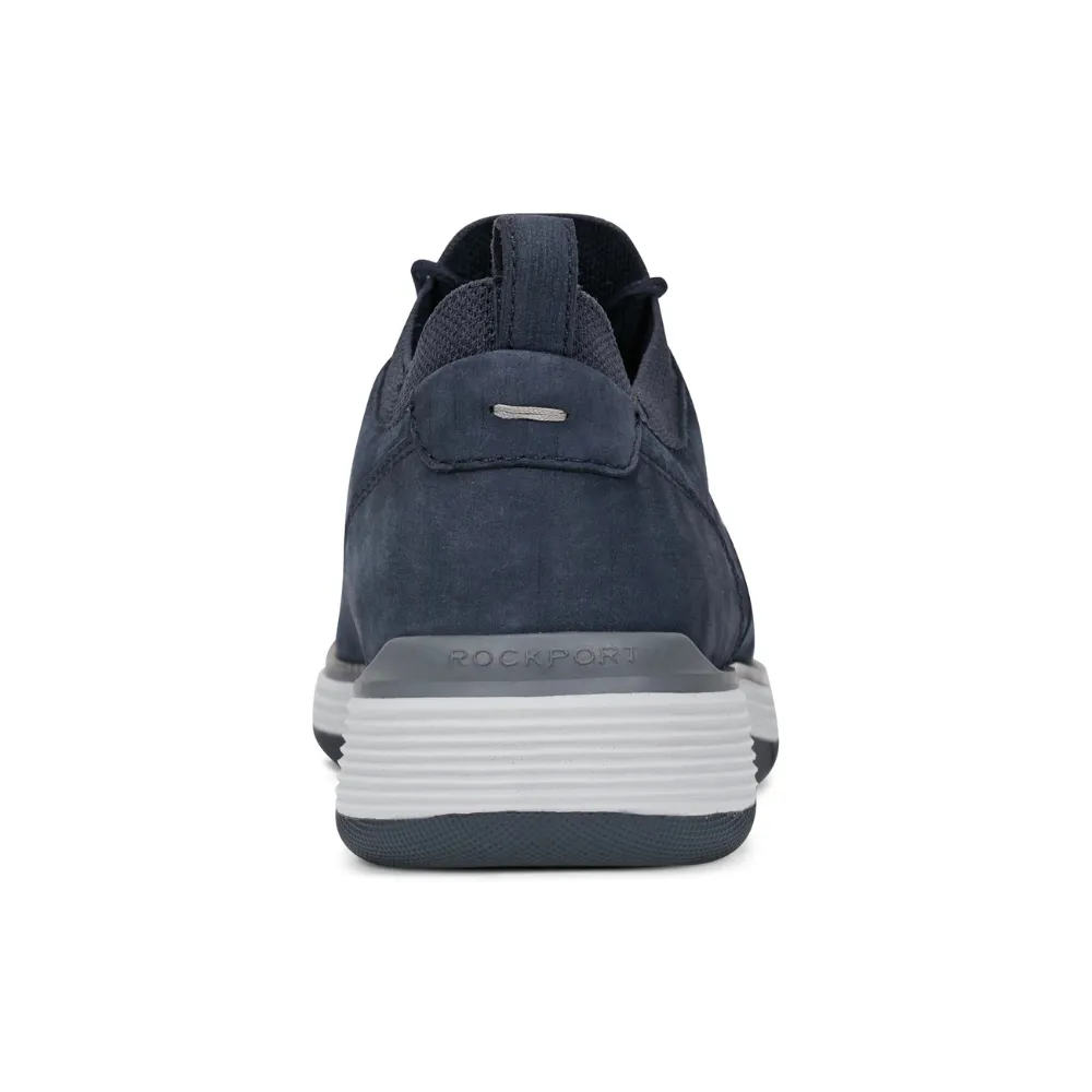 Rockport Lukah Dark Blue Lace-Up Sneakers (Men's) Sneakers Custom