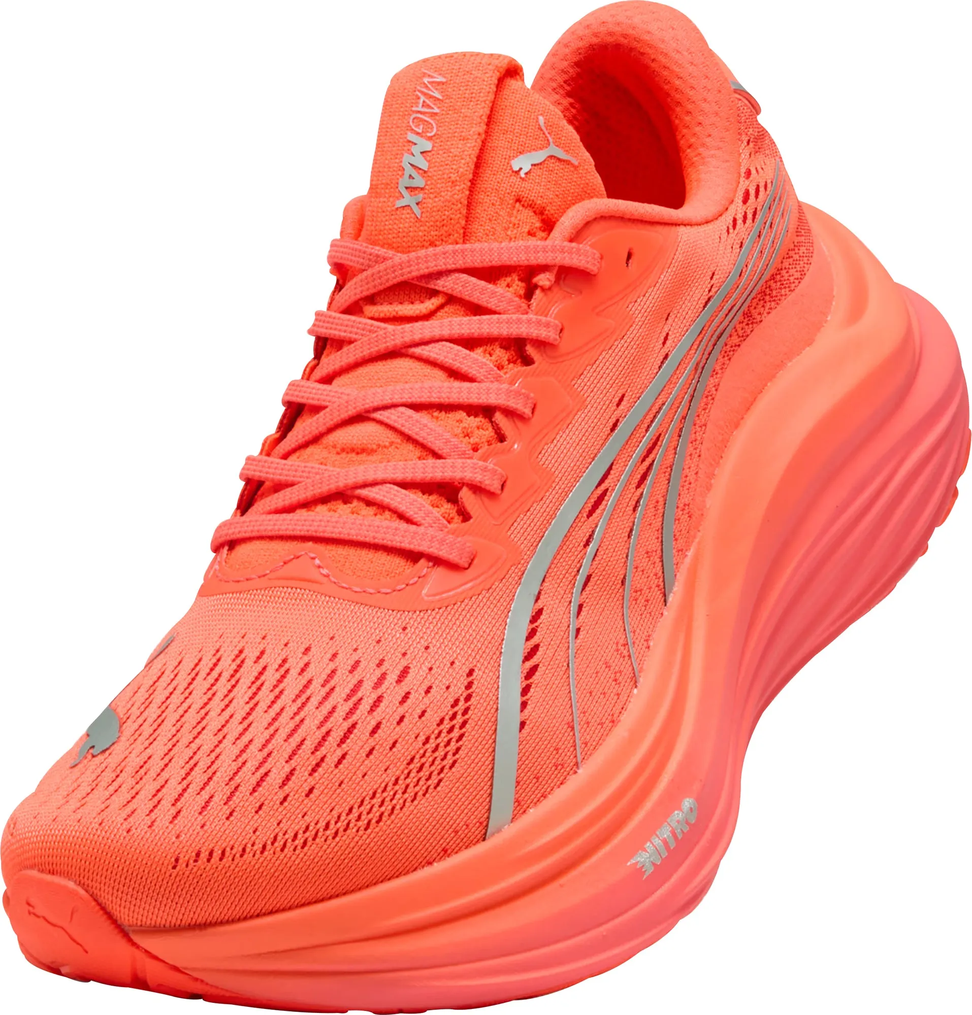 Wide Feet Running Shoes Puma MagMax Nitro Mens Running Shoes - Red