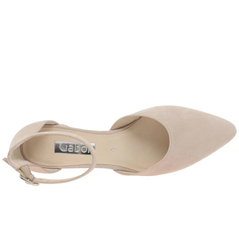 Gala Pink Open Court Shoes Sandals Leather