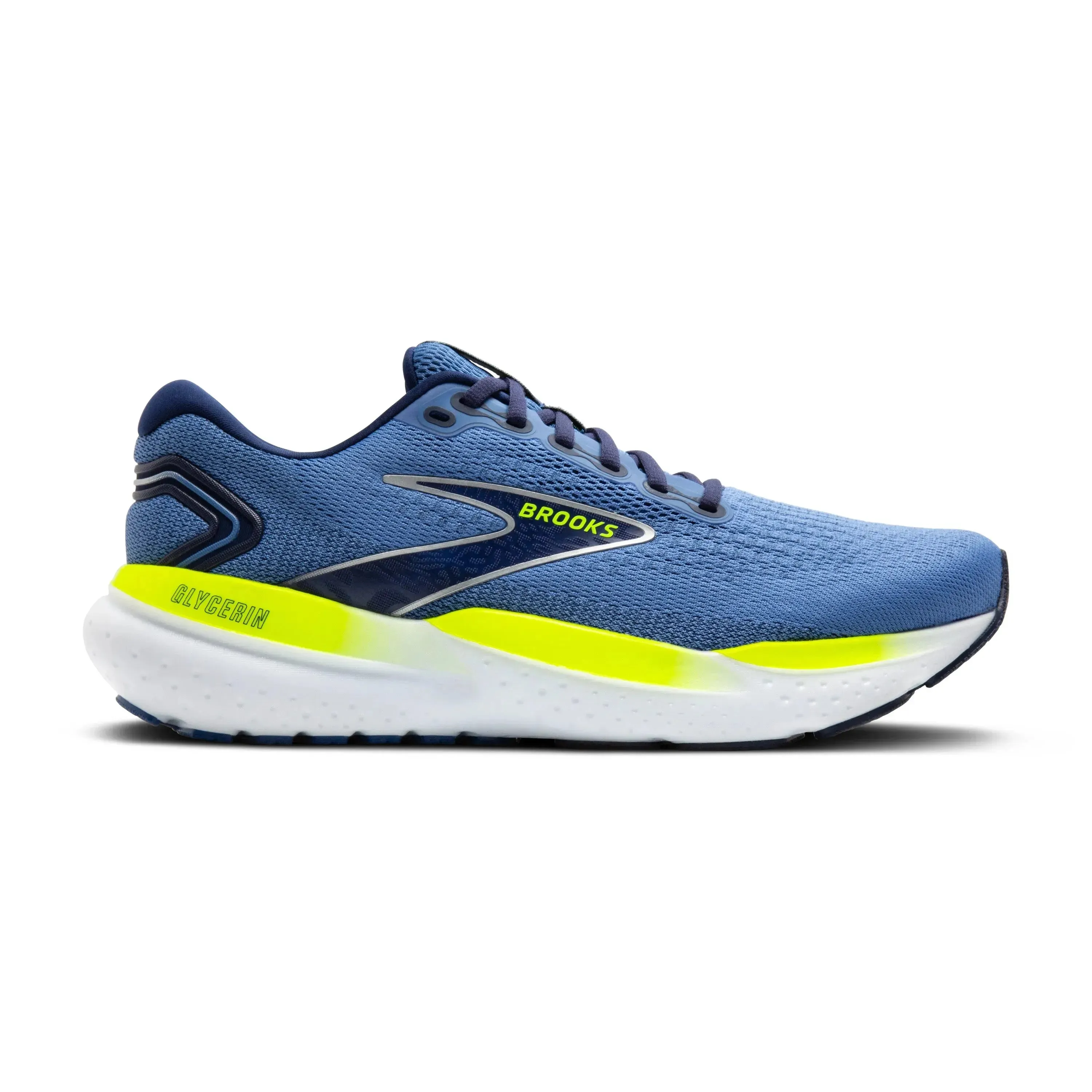 Brooks Glycerin 21 Mens Running Shoes Blue Narrow Foot Running Shoes