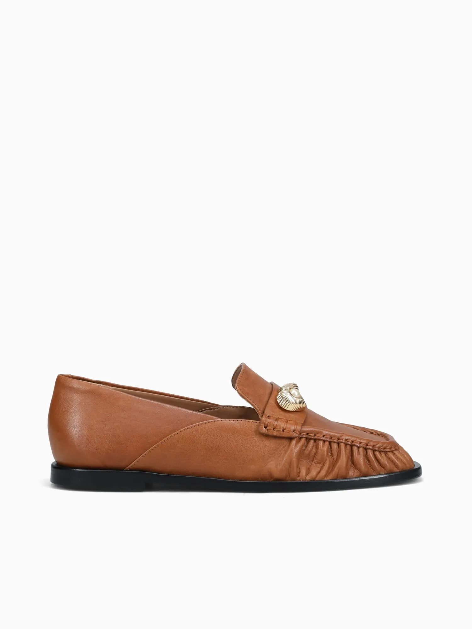 Kailani  Brunette Tostado Platform Loafers Heels