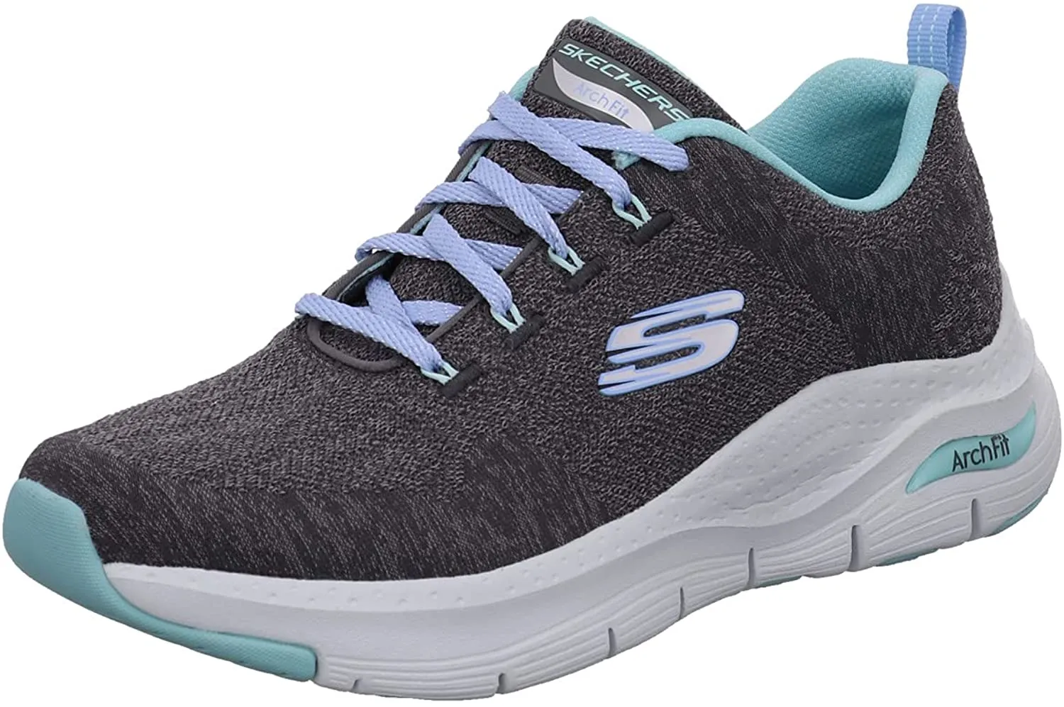 Skechers Women's Arch Fit - Comfy Wave Sneaker San Antonio Spurs Basketball Shoes