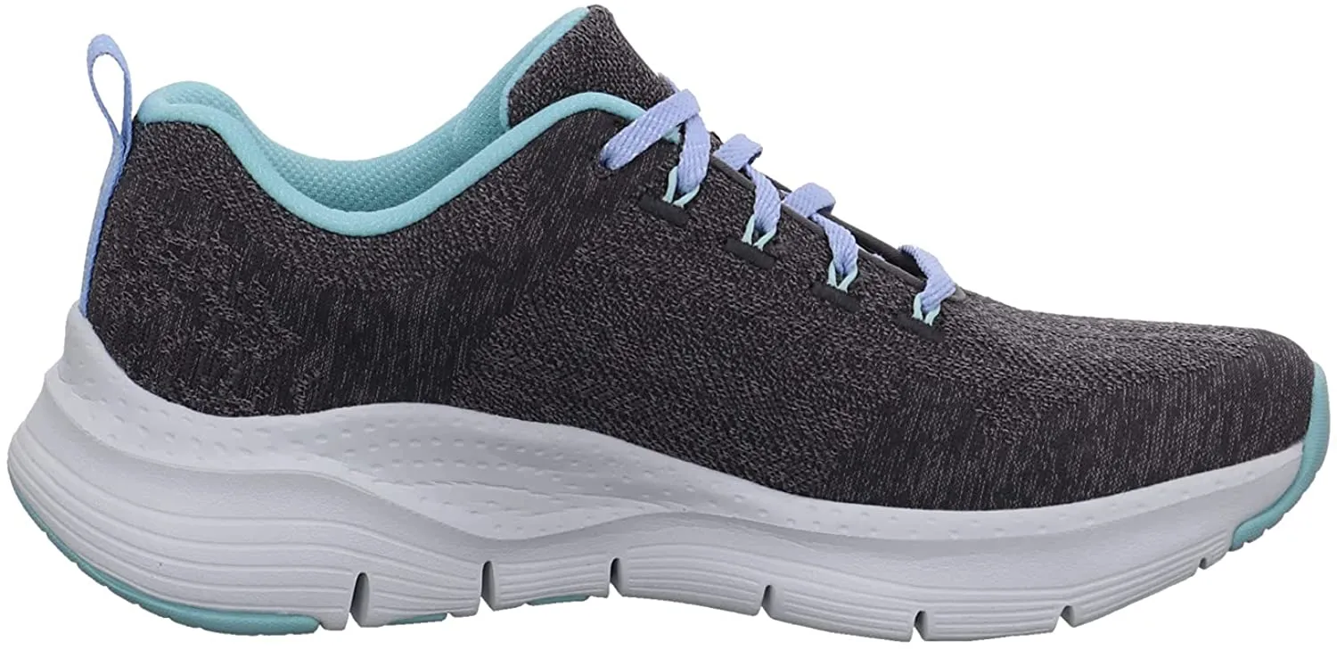 Skechers Women's Arch Fit - Comfy Wave Sneaker Basketball Shoes For Working Out