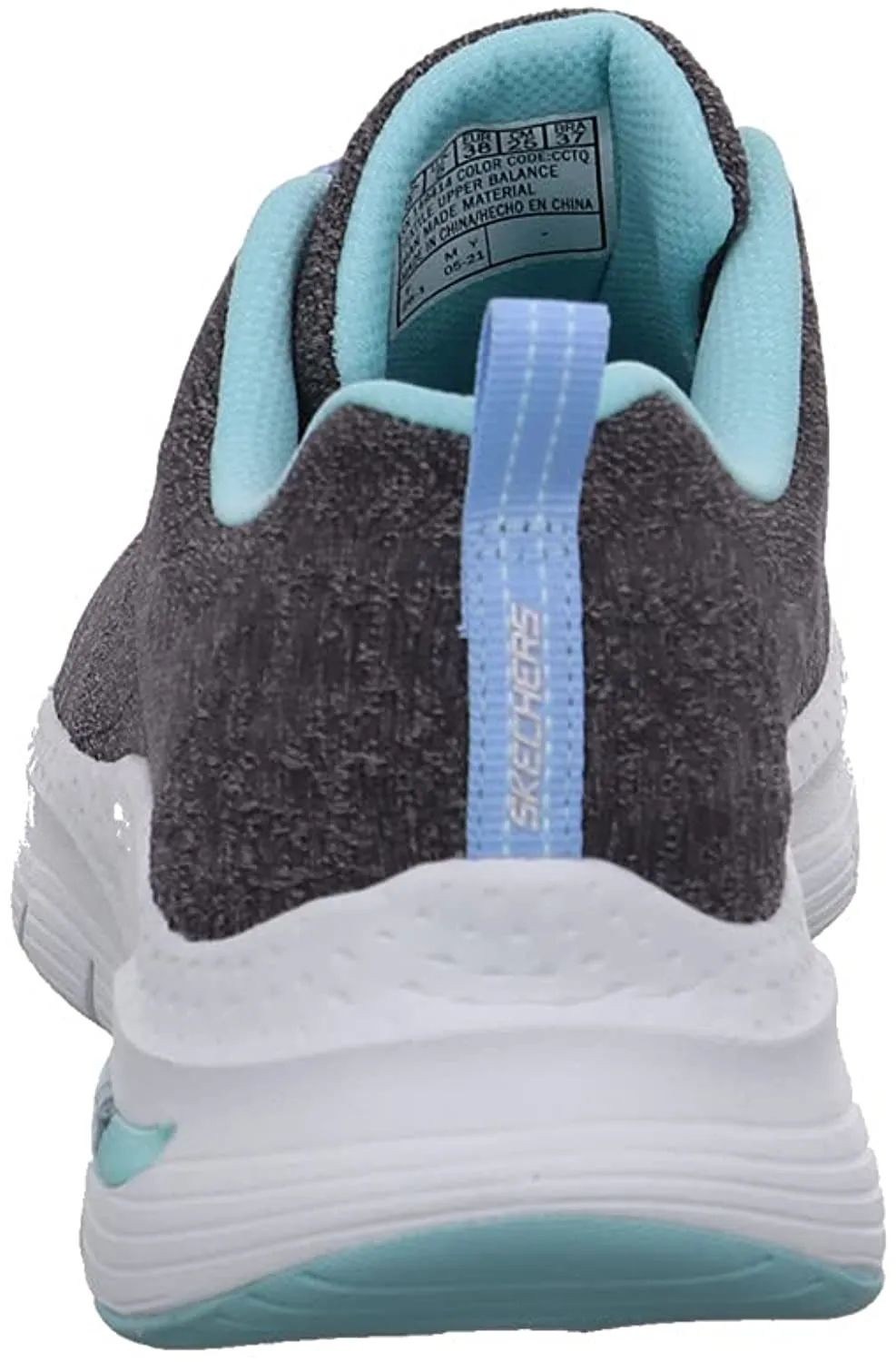 Basketball Shoes With Grip Skechers Women's Arch Fit - Comfy Wave Sneaker
