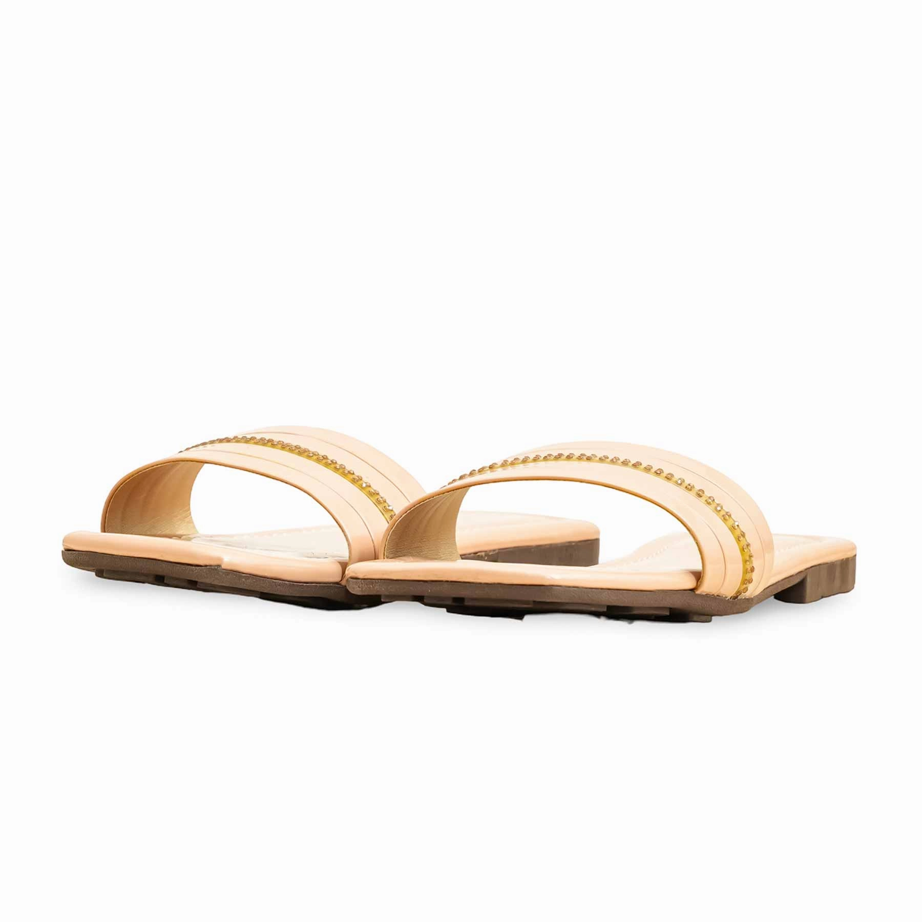 Beige Casual Slipper For Women CL2133