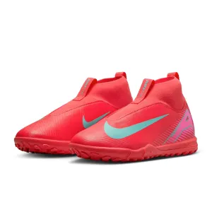 Nike Create Your Own Shoes Nike Jr. Zoom Superfly 10 Academy Turf Soccer Shoes (Ember Glow/Aurora Green)