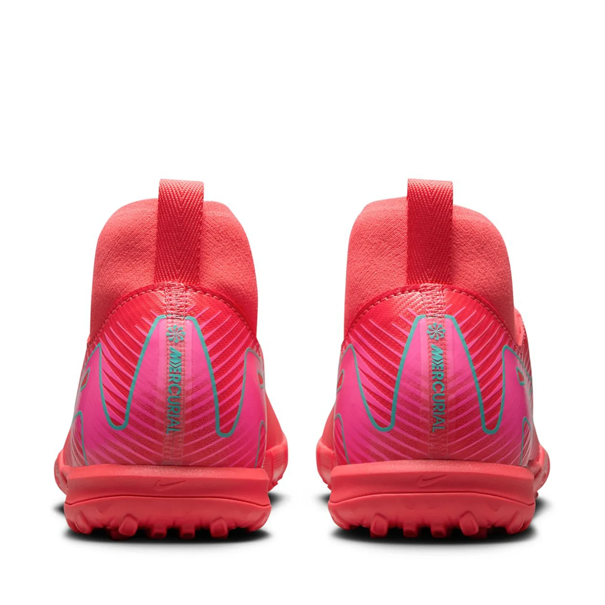 Nike Running Shoe Sizing Nike Jr. Zoom Superfly 10 Academy Turf Soccer Shoes (Ember Glow/Aurora Green)