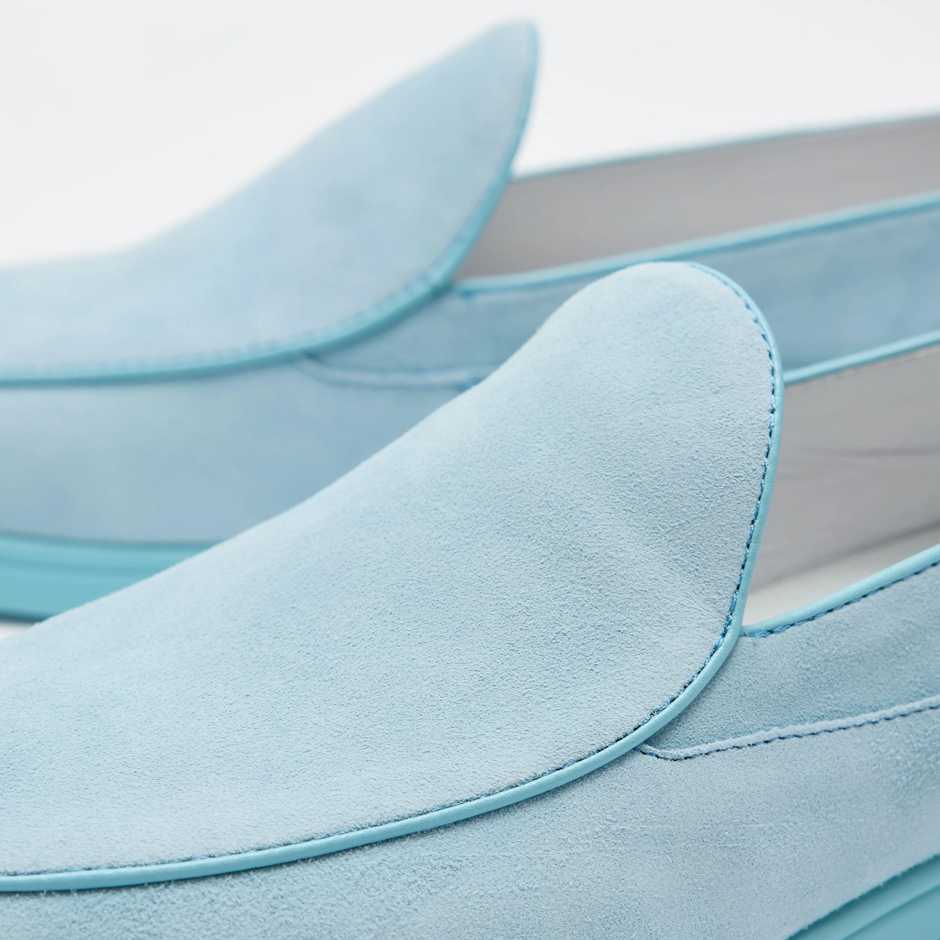 Naturalizer Marianne Loafers Alessandro Blue Suede Venetian Loafers