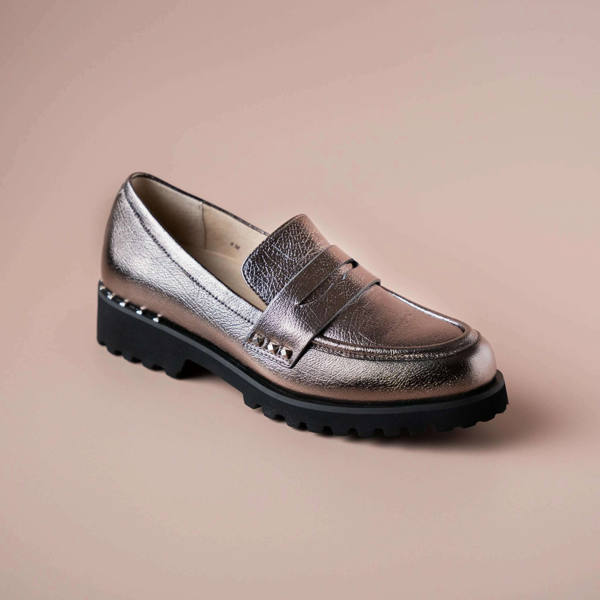 Dr Martens Adrian Loafers Vaneli - Zona - Black Leather or Chrome